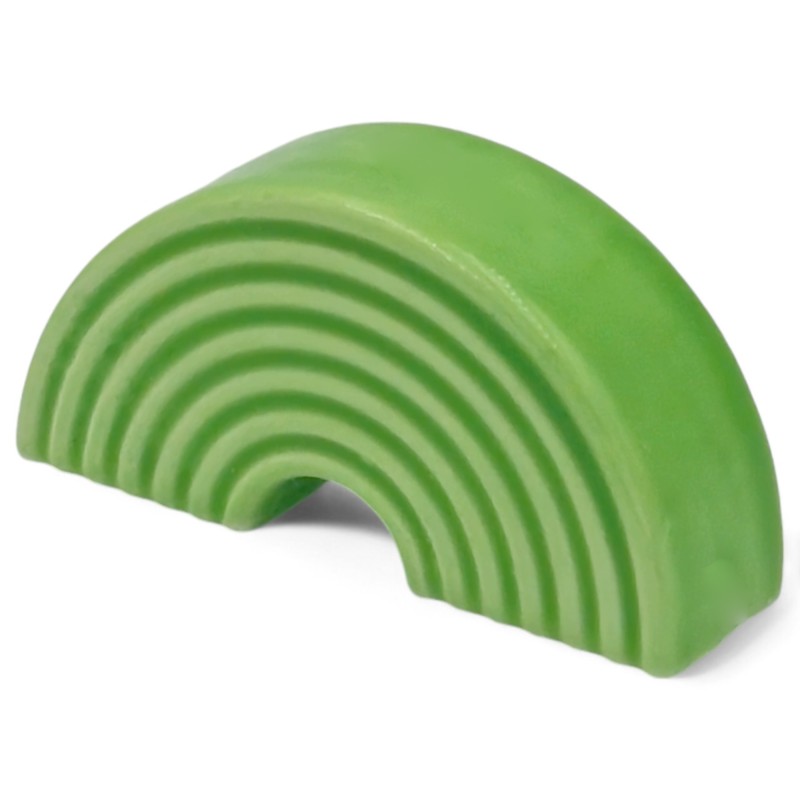 Ceramic Apple Green Rainbow with Magnet (5.5cm) Ceramic Apple Green Rainbow with Magnet (5.5cm)