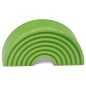 Ceramic Apple Green Rainbow with Magnet (5.5cm) Ceramic Apple Green Rainbow with Magnet (5.5cm)