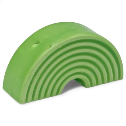 Ceramic Apple Green Rainbow with Magnet (5.5cm)