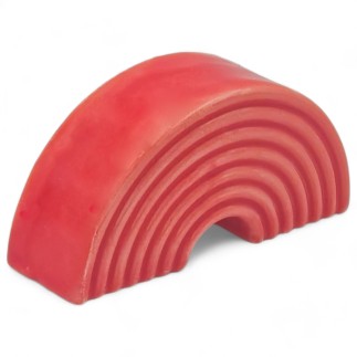 Arcobaleno Rosso Corallo in Ceramica con Calamita (5,5cm) Arcobaleno Rosso Corallo in Ceramica con Calamita (5,5cm)
