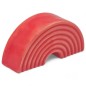 Arcobaleno Rosso Corallo in Ceramica con Calamita (5,5cm) Arcobaleno Rosso Corallo in Ceramica con Calamita (5,5cm)
