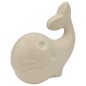 Ceramic Cream Whale with Magnet (6cm) Ceramic Cream Whale with Magnet (6cm)