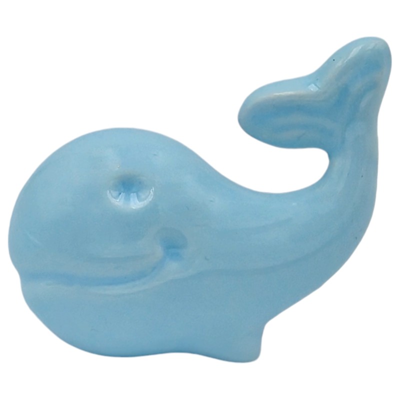 Ceramic Sky Blue Whale with Magnet (6cm) Ceramic Sky Blue Whale with Magnet (6cm)