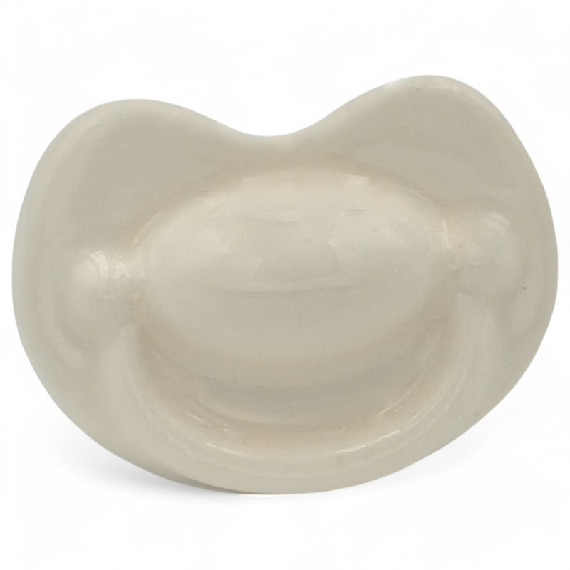 Ceramic White Pacifier with Magnet (4.5cm) Ceramic White Pacifier with Magnet (4.5cm)