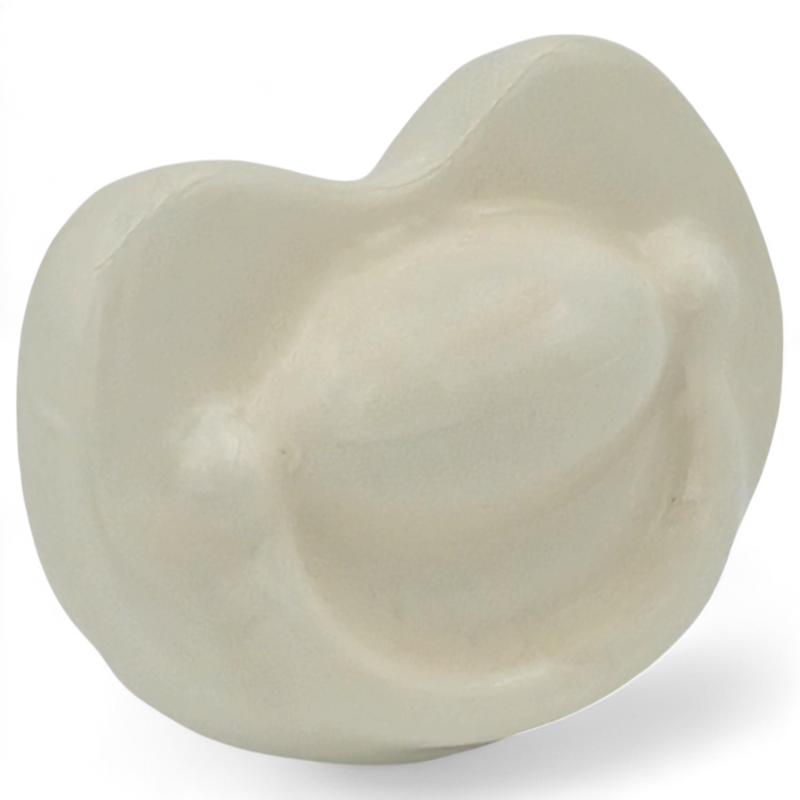 Ceramic White Pacifier with Magnet (4.5cm) Ceramic White Pacifier with Magnet (4.5cm)