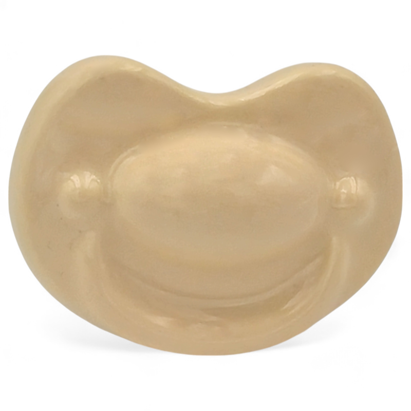 Ceramic Cream Pacifier with Magnet (4.5cm) Ceramic Cream Pacifier with Magnet (4.5cm)