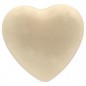 Ceramic Cream Heart with Magnet (4.5cm) Ceramic Cream Heart with Magnet (4.5cm)