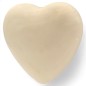 Ceramic Cream Heart with Magnet (4.5cm) Ceramic Cream Heart with Magnet (4.5cm)