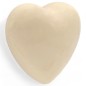 Ceramic Cream Heart with Magnet (4.5cm) Ceramic Cream Heart with Magnet (4.5cm)