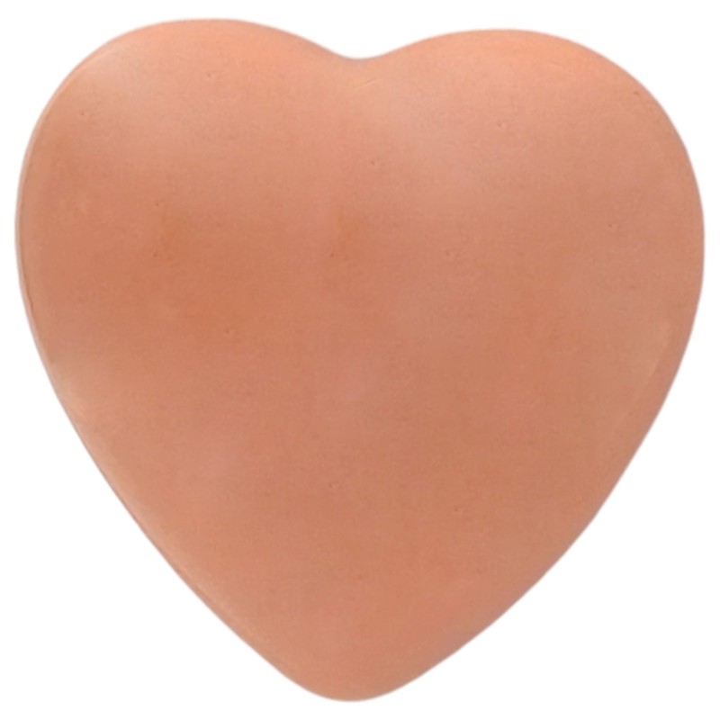 Ceramic Peachy Pink Heart with Magnet (4.5cm) Ceramic Peachy Pink Heart with Magnet (4.5cm)