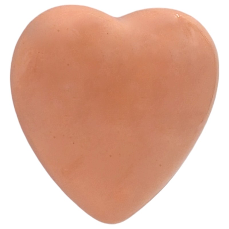 Ceramic Peachy Pink Heart with Magnet (4.5cm) Ceramic Peachy Pink Heart with Magnet (4.5cm)