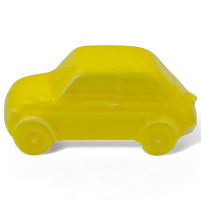 Ceramic Lemon Yellow Toy Car with Magnet (5cm) Ceramic Lemon Yellow Toy Car with Magnet (5cm)