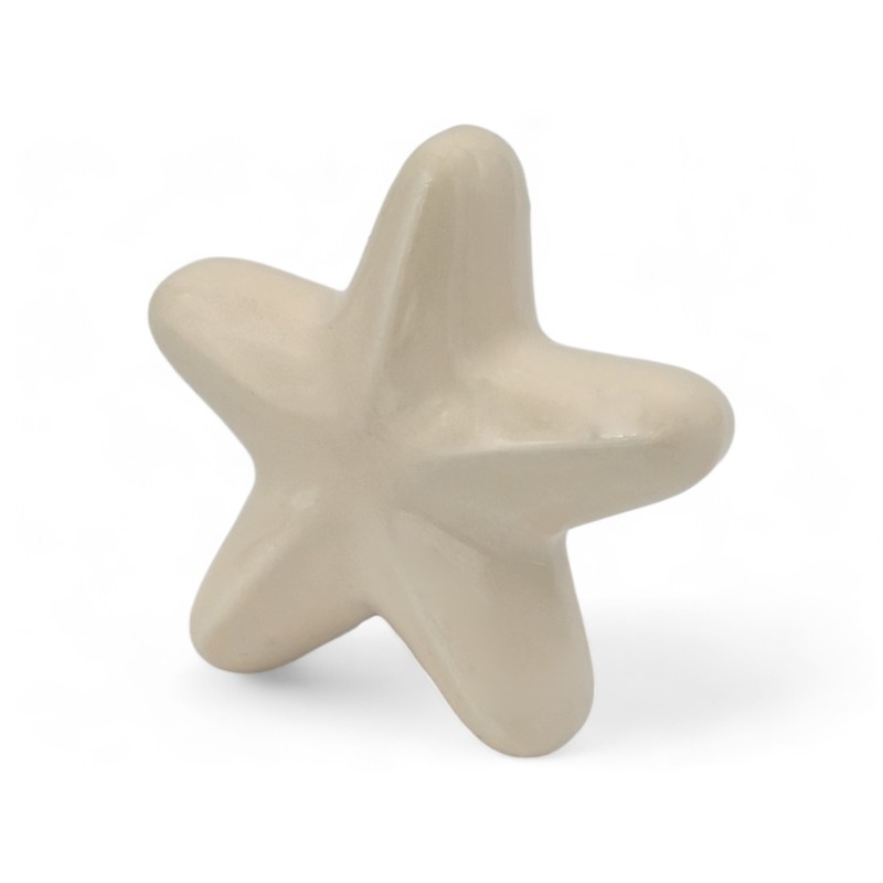 Ceramic Cream Starfish with Magnet (5.5cm) Ceramic Cream Starfish with Magnet (5.5cm)