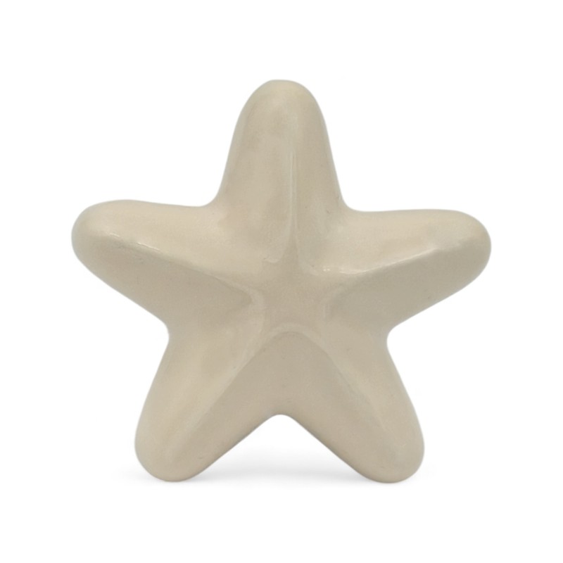 Ceramic Cream Starfish with Magnet (5.5cm) Ceramic Cream Starfish with Magnet (5.5cm)