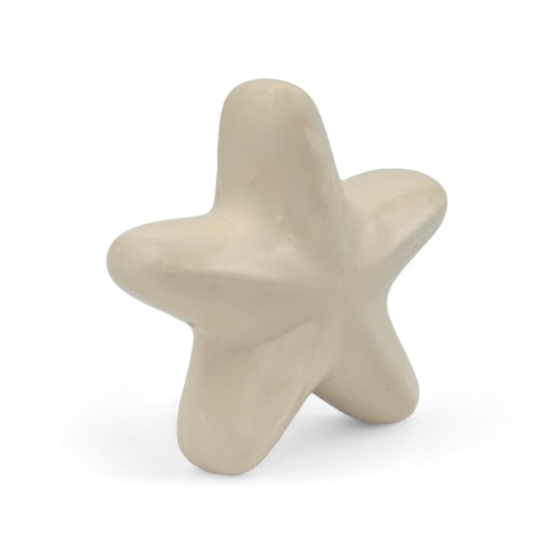 Ceramic Cream Starfish with Magnet (5.5cm) Ceramic Cream Starfish with Magnet (5.5cm)