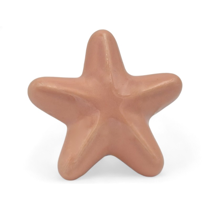 Ceramic Peachy Pink Starfish with Magnet (5.5cm) Ceramic Peachy Pink Starfish with Magnet (5.5cm)