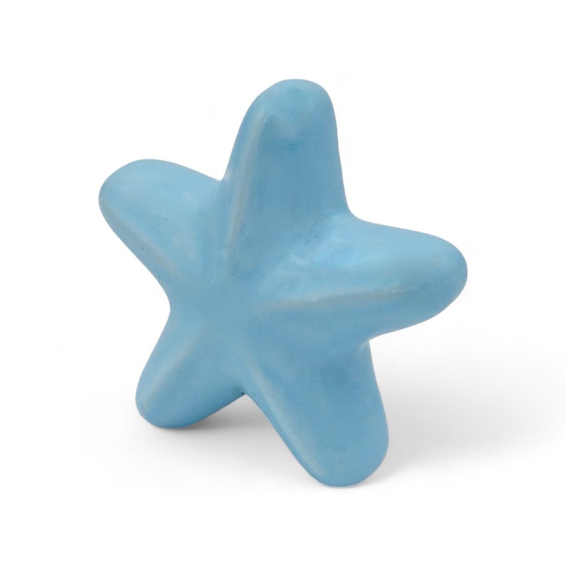 Ceramic Sky Blue Starfish with Magnet (5.5cm) Ceramic Sky Blue Starfish with Magnet (5.5cm)