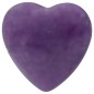 Cuore Viola Lavanda in Ceramica con Calamita (4.5cm) Cuore Viola Lavanda in Ceramica con Calamita (4.5cm)