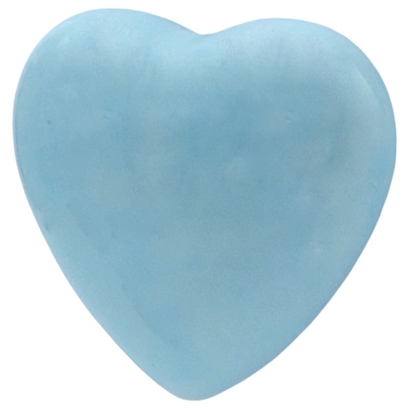 Ceramic Sky Blue Heart with Magnet (4.5cm) Ceramic Sky Blue Heart with Magnet (4.5cm)