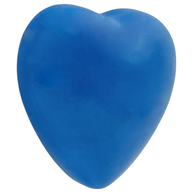 Ceramic Light Cobalt Blue Heart with Magnet (4.5cm) Ceramic Light Cobalt Blue Heart with Magnet (4.5cm)