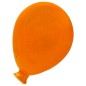 Ceramic Bright Orange Balloon with Magnet (5cm) Ceramic Bright Orange Balloon with Magnet (5cm)