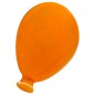 Ceramic Bright Orange Balloon with Magnet (5cm) Ceramic Bright Orange Balloon with Magnet (5cm)