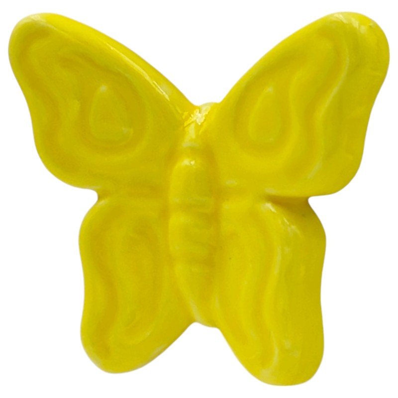 Farfalla Gialla Limone in Ceramica con Calamita (5,5cm) Farfalla Gialla Limone in Ceramica con Calamita (5,5cm)