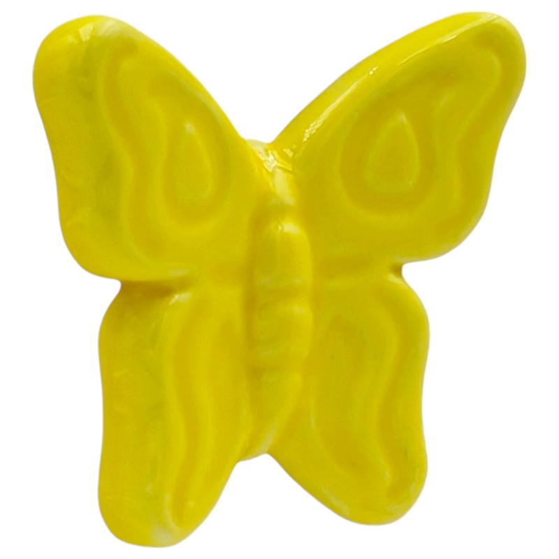 Farfalla Gialla Limone in Ceramica con Calamita (5,5cm) Farfalla Gialla Limone in Ceramica con Calamita (5,5cm)