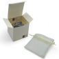 Trenino Grigio Perla in Ceramica con Calamita (4,5cm) Trenino Grigio Perla in Ceramica con Calamita (4,5cm)
