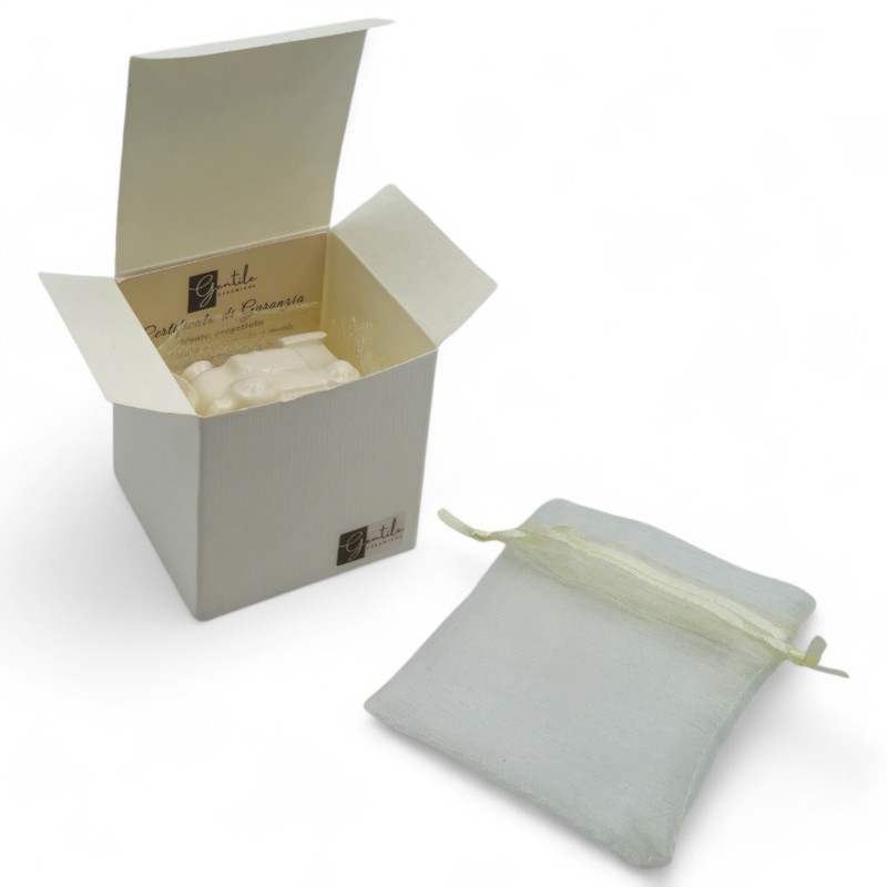 Trenino Bianco in Ceramica con Calamita (4,5cm) Trenino Bianco in Ceramica con Calamita (4,5cm)