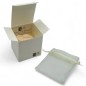 Ciuccio Crema in Ceramica con Calamita (4,5cm)