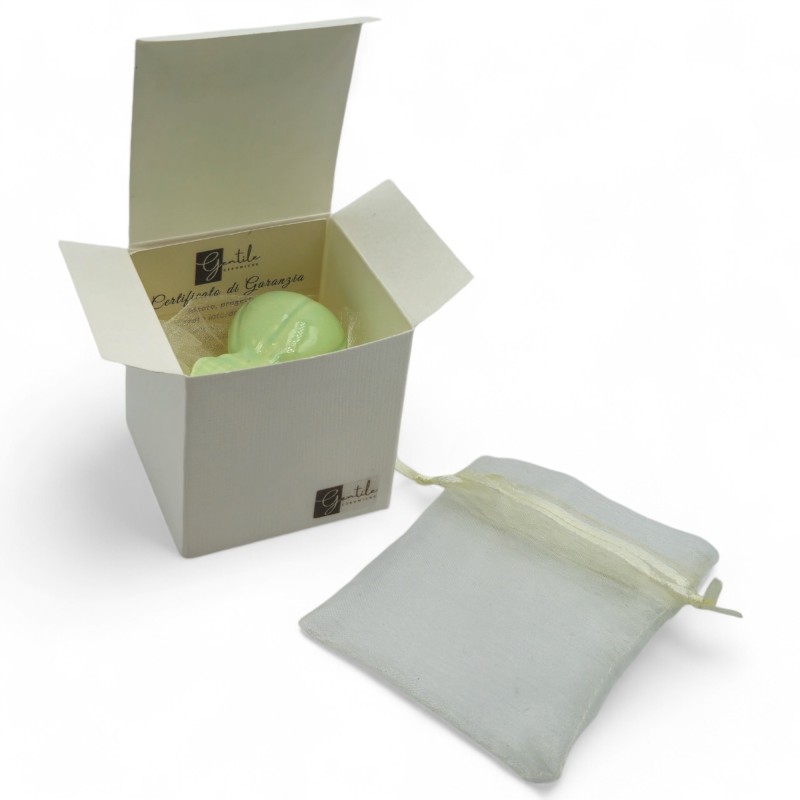 Ceramic Light Green Hot Air Balloon with Magnet (5.5cm) Ceramic Light Green Hot Air Balloon with Magnet (5.5cm)