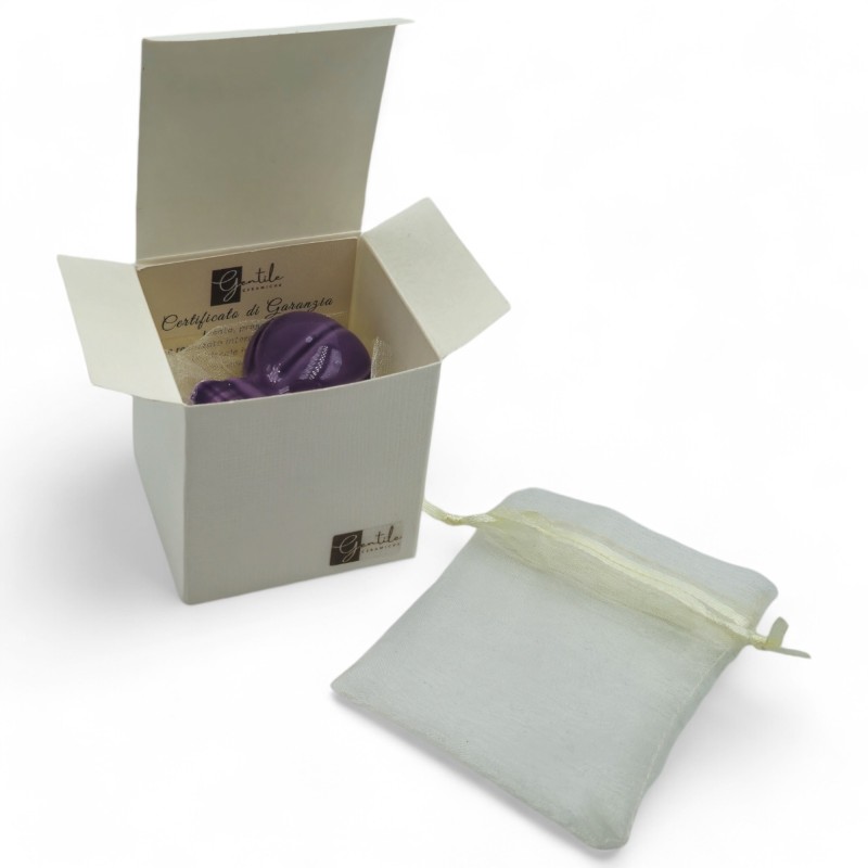 Ceramic Purple Lavender Hot Air Balloon with Magnet (5.5cm) Ceramic Purple Lavender Hot Air Balloon with Magnet (5.5cm)