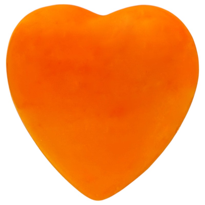 Ceramic Bright Orange Heart with Magnet (4.5cm) Ceramic Bright Orange Heart with Magnet (4.5cm)