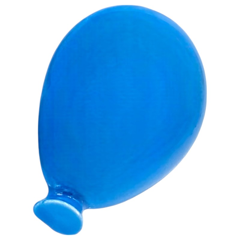 Palloncino Blu Cobalto Chiaro in Ceramica con Calamita (5cm) Palloncino Blu Cobalto Chiaro in Ceramica con Calamita (5cm)