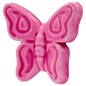 Ceramic Fuchsia Butterfly with Magnet (5.5cm) Ceramic Fuchsia Butterfly with Magnet (5.5cm)
