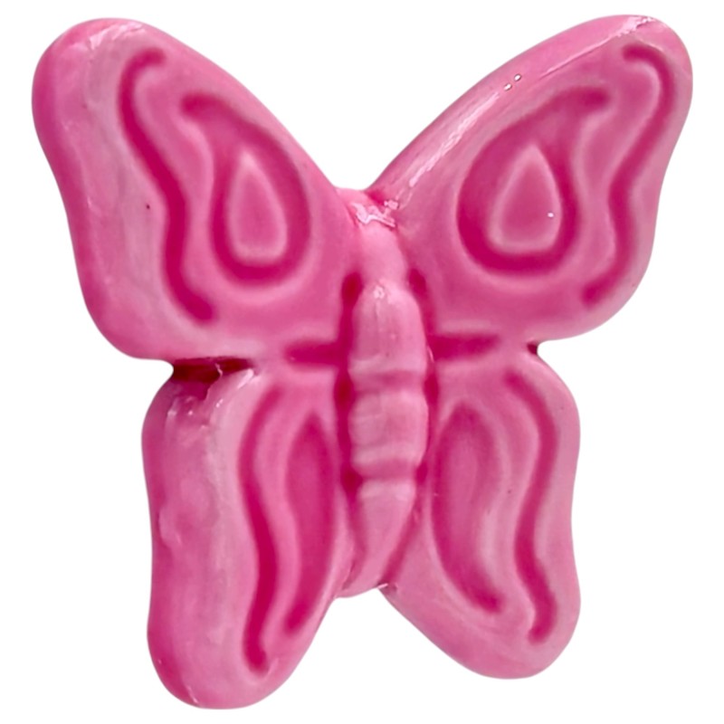 Farfalla Fucsia in Ceramica con Calamita (5,5cm) Farfalla Fucsia in Ceramica con Calamita (5,5cm)