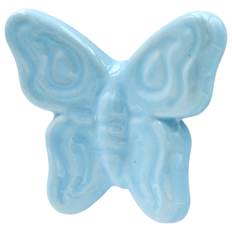 Ceramic Sky Blue Butterfly with Magnet (5.5cm) Ceramic Sky Blue Butterfly with Magnet (5.5cm)