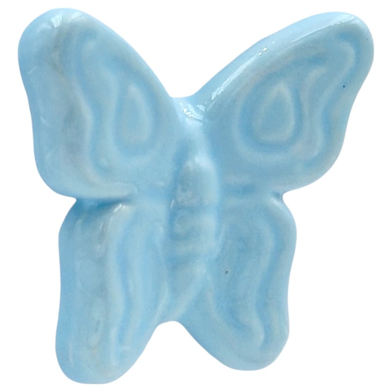 Ceramic Sky Blue Butterfly with Magnet (5.5cm) Ceramic Sky Blue Butterfly with Magnet (5.5cm)