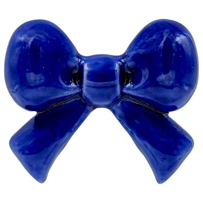 Ceramic Sky Blue Ribbon with Magnet (5cm) Ceramic Sky Blue Ribbon with Magnet (5cm)