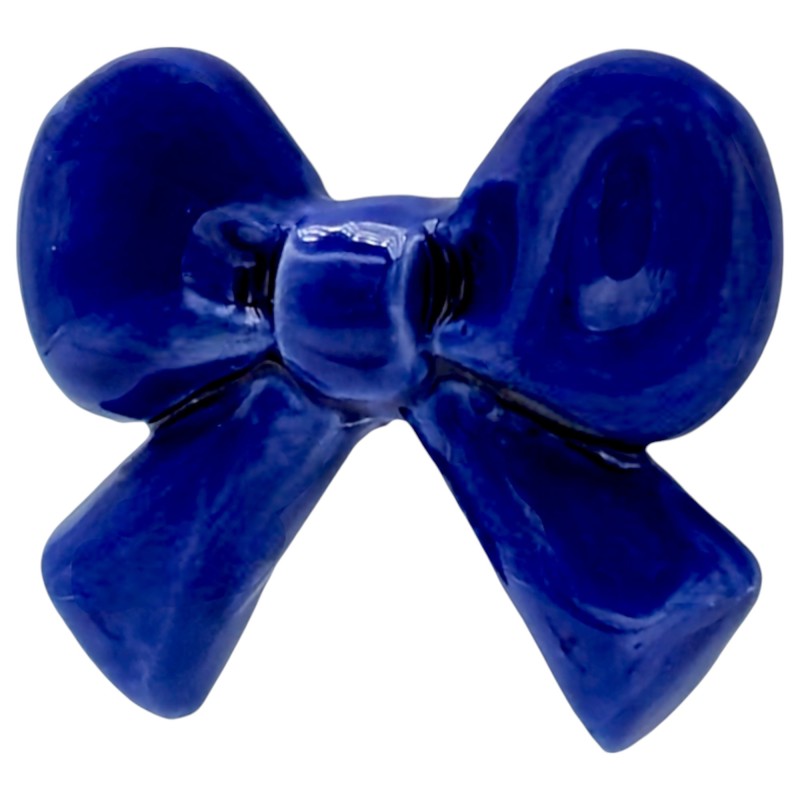 Ceramic Sky Blue Ribbon with Magnet (5cm) Ceramic Sky Blue Ribbon with Magnet (5cm)