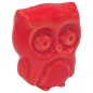 Ceramic Coral Red Owl with Magnet (5.5cm) Ceramic Coral Red Owl with Magnet (5.5cm)