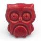 Gufo Rosso Corallo in Ceramica con Calamita (5,5cm) Gufo Rosso Corallo in Ceramica con Calamita (5,5cm)