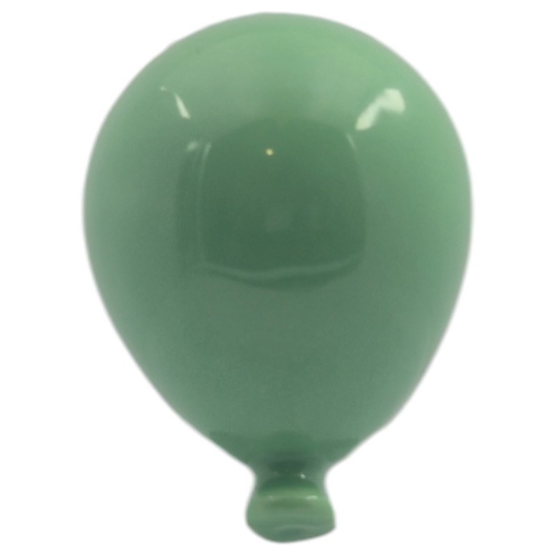 Palloncino Verde Salvia in Ceramica da appendere (8cm) Palloncino Verde Salvia in Ceramica da appendere (8cm)