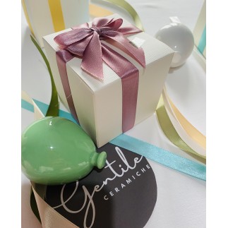 Ceramic Sage Green Balloon to hang (8cm)