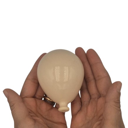 Palloncino Crema in Ceramica da appendere (8cm)