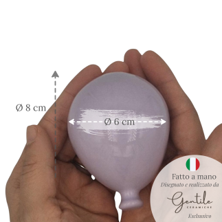 Palloncino in Viola Lilla da appendere (8cm) – Bomboniera fatta a mano