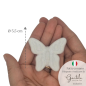 Ceramic White Butterfly with Magnet (5.5cm) Ceramic White Butterfly with Magnet (5.5cm)