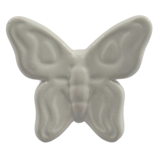 Farfalla Bianca in Ceramica con Calamita (5,5cm)