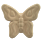 Ceramic Cream Butterfly with Magnet (5.5cm) Ceramic Cream Butterfly with Magnet (5.5cm)